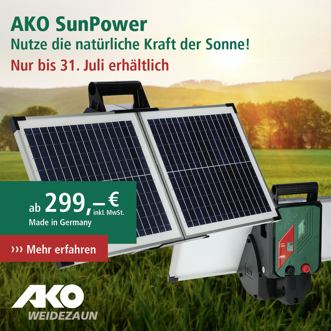 Juli Aktion Kerbl Ako SunPower